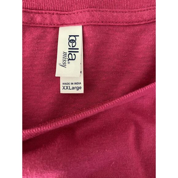 Mustang Week Myrtle Beach Women's Missy Fit Logo Graphic T-shirt Fuchsia XXL - Picture 6 of 8